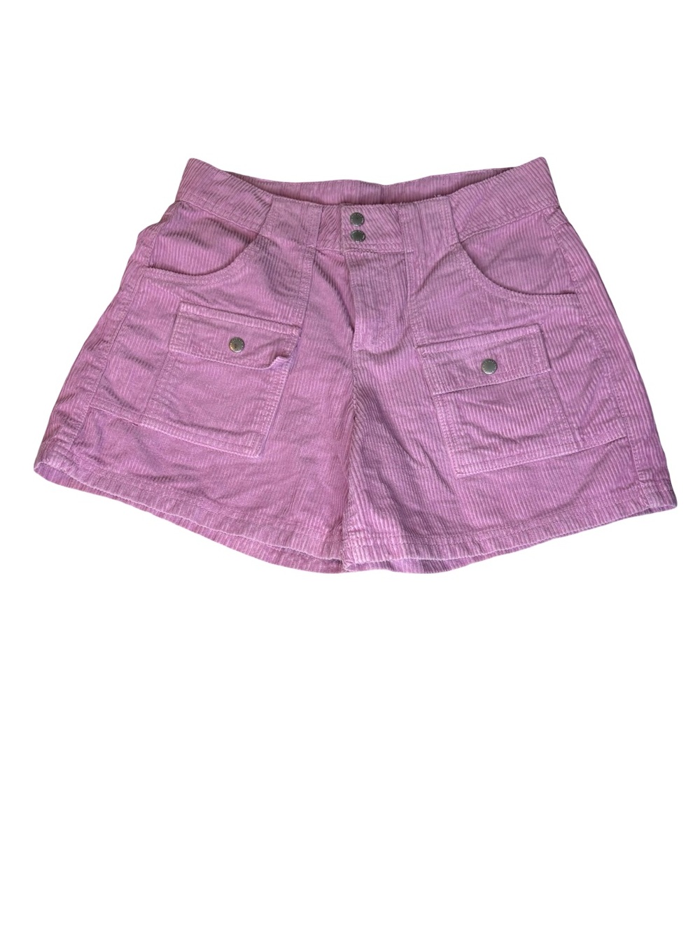 BDG Pink Corduroy High-Rise Women's Shorts with Front Patch Pockets Size 2